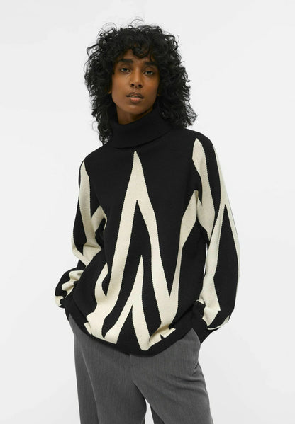 230432290 OBJRay L/S Knit Rollneck Pullover Noos