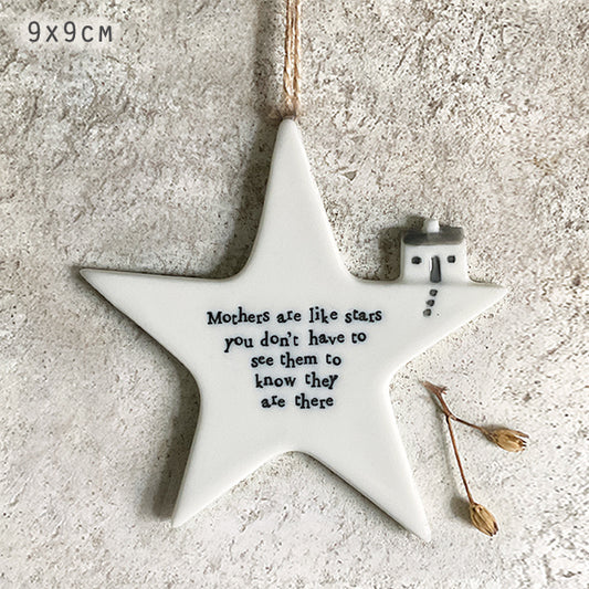 6658 Porcelain Star - Mothers are Like Stars