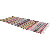 ASH15724 Recycled Rag rug/runnerc150x55cm