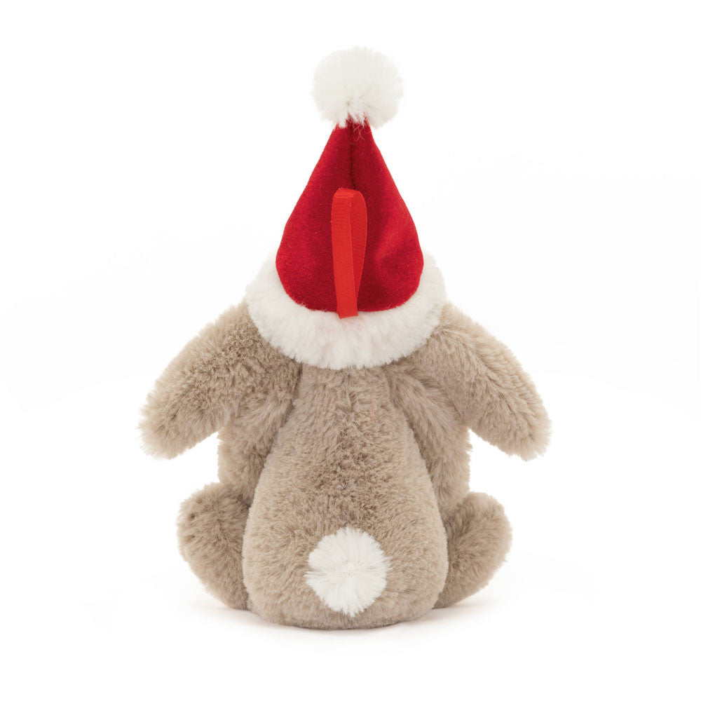 BAS6CBORN Bashful Christmas Bunny Decoration