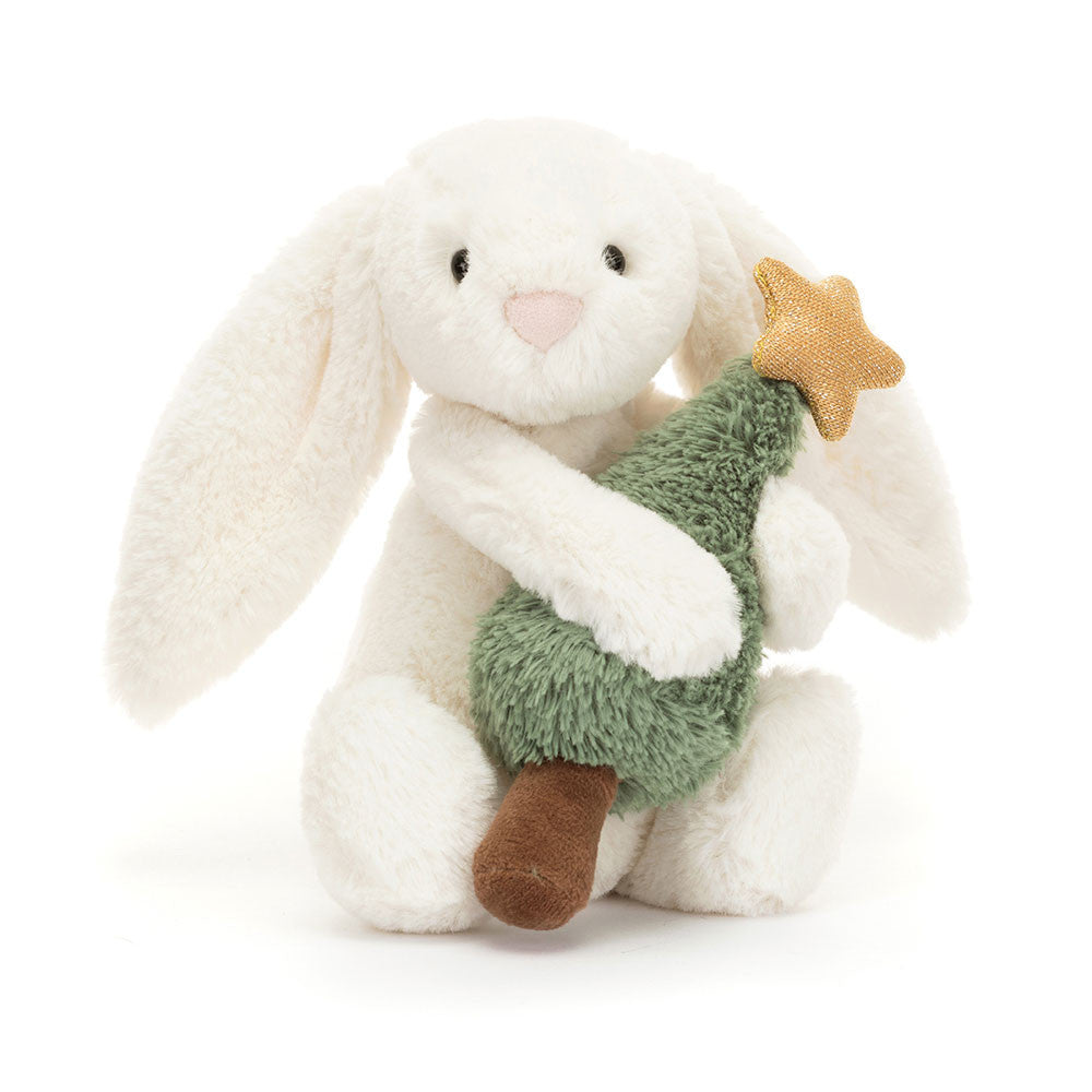 BB6CT Bashful Bunny with Christmas Tree