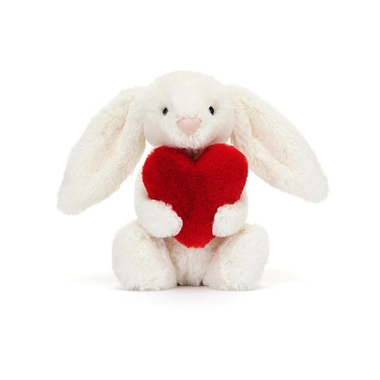 BB6LOVE Bashful Red Love Heart Bunny Little