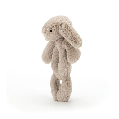 BRR4B Bashful Beige Bunny Ring Rattle