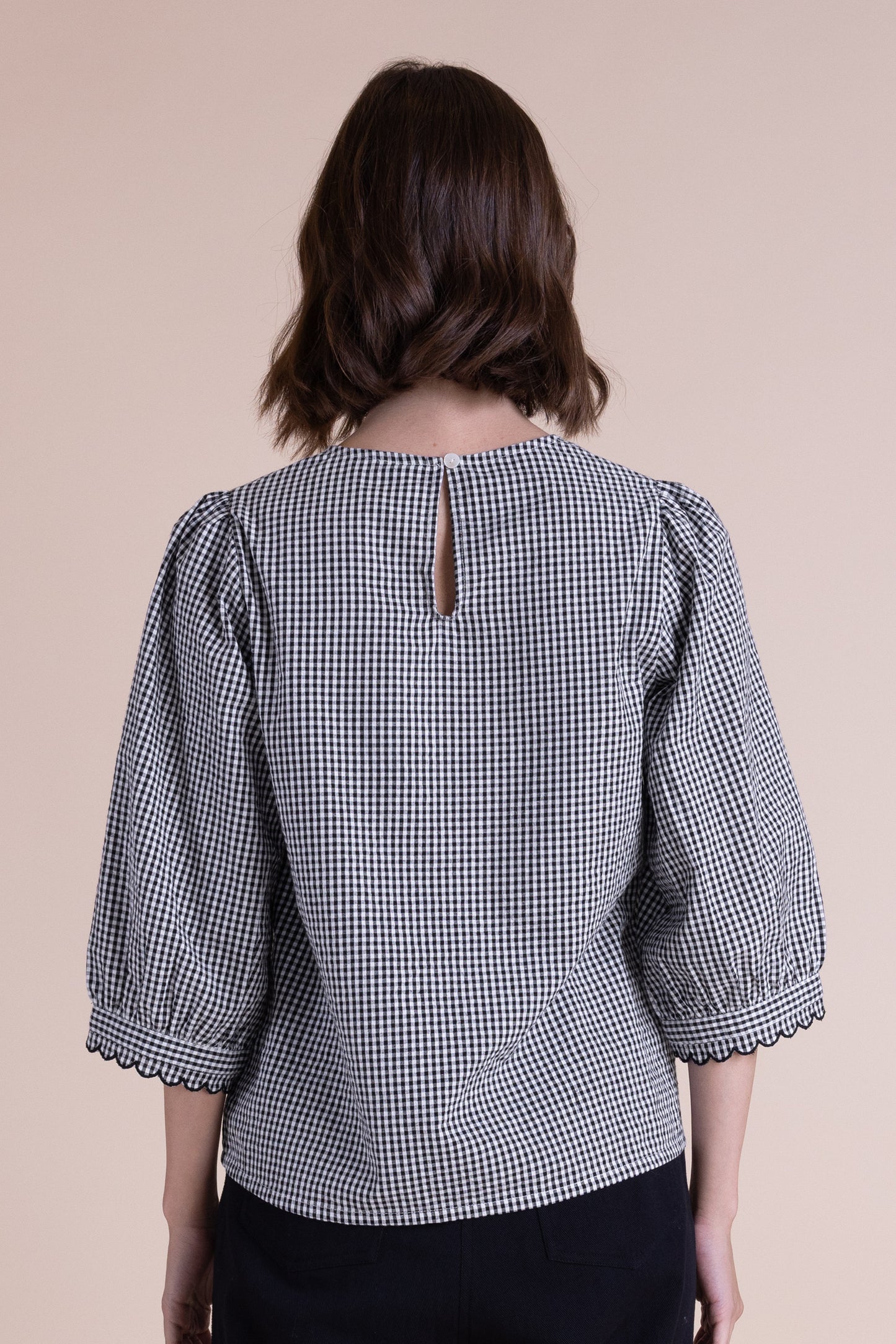 CC4274 Cotton Puff Sleeve Top