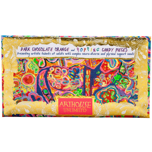CHOC077 Rhino in Bloom Dark Chocolate