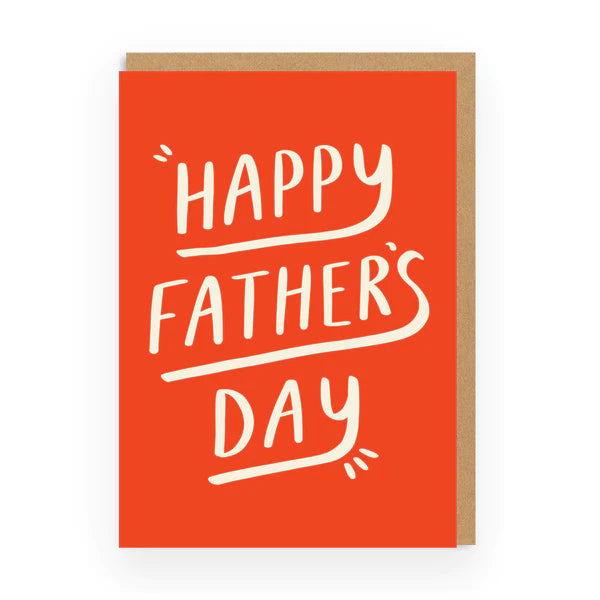 JFGC6259 Father's Day Retro Type Greeting Card