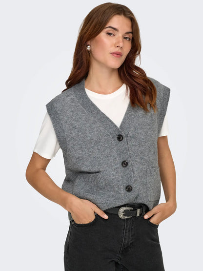 15354100 JDYSuper life V-neck Vest Knit