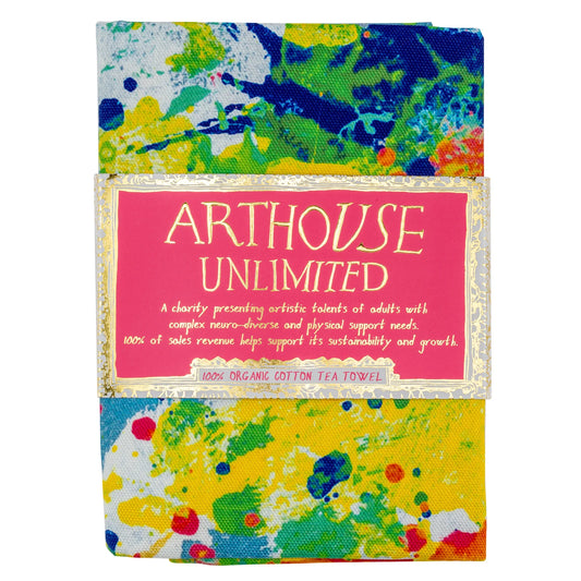 Tea075 Organic Cotton Tea Towel - Spring