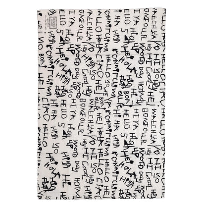 Tea076 Organic Cotton Tea Towel - Hello Hello