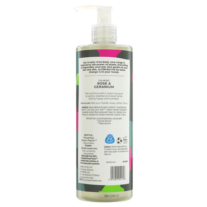 DY697 A/native Handwash Rose & Geranium 400ml