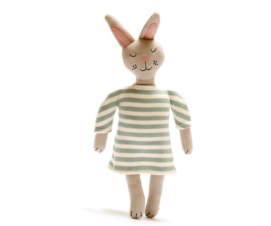BY5810 Organic Knitted Cotton Bunny Doll