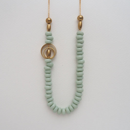 CONSTA/07 consta pastel jade stacking necklace