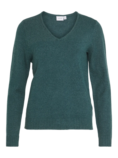 14042769 VIRIL V-Neck L/S Knit Top