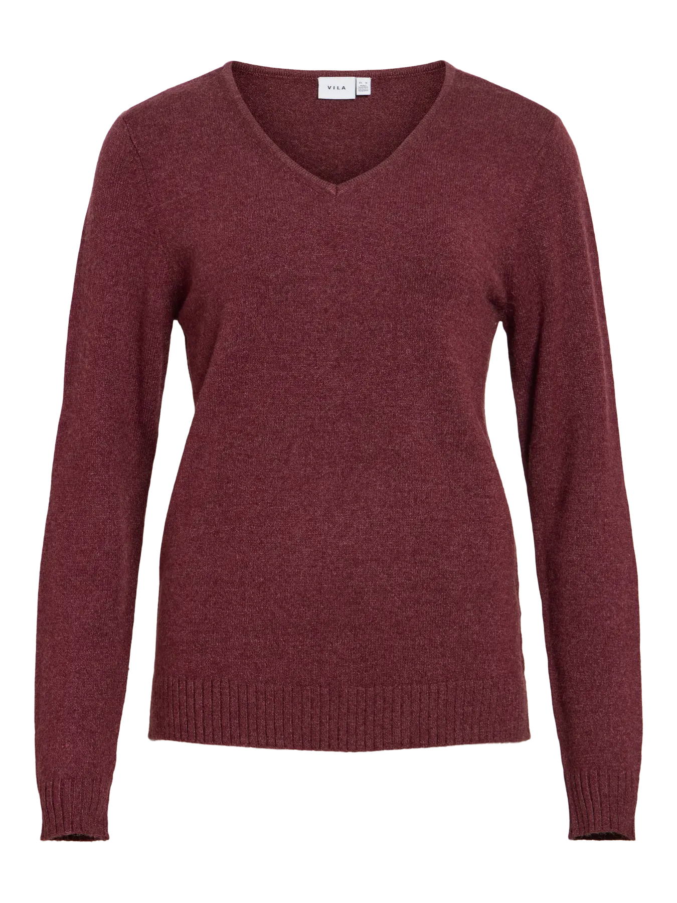 14042769 VIRIL V-Neck L/S Knit Top