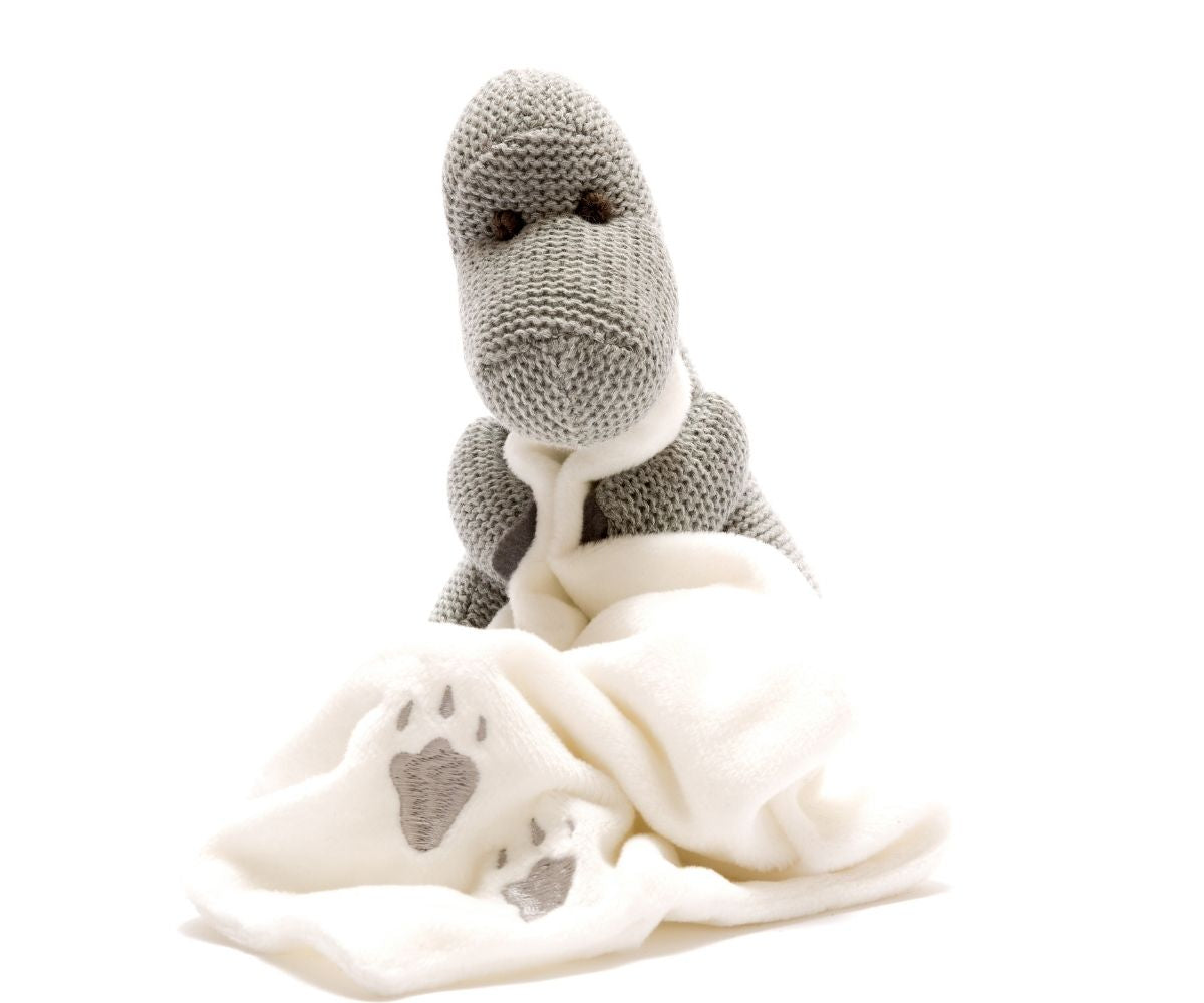 BY4213 Knitted Diplodocus with comforter