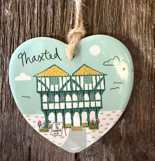 Thaxted Ceramic Heart Decoration Day