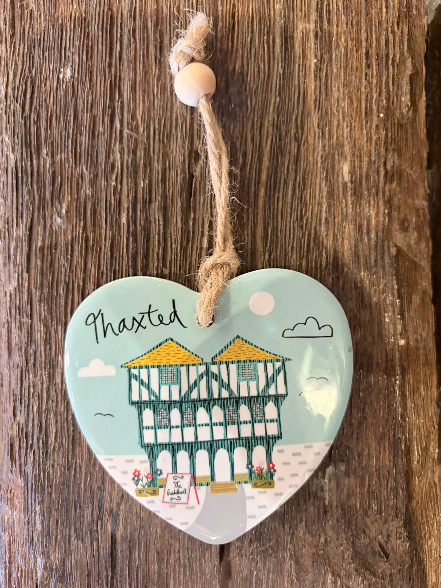 Thaxted Ceramic Heart Decoration Day