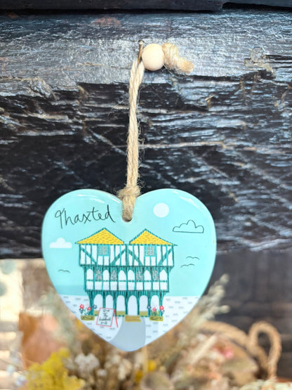 Thaxted Ceramic Heart Decoration Day