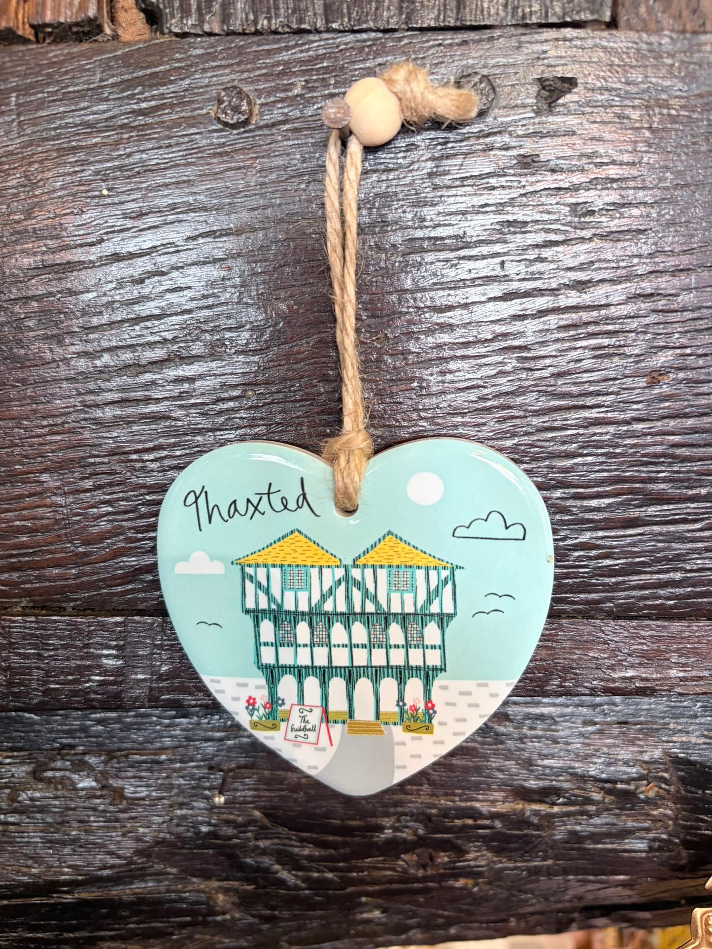 Thaxted Ceramic Heart Decoration Day