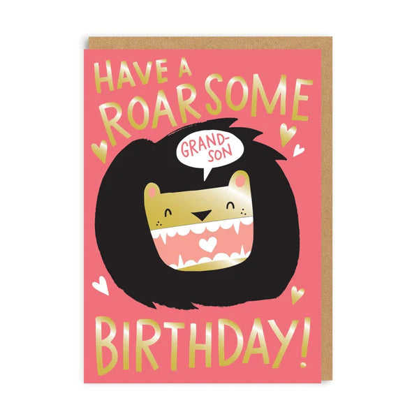 HELLOGC4403 Roarsome Birthday Grandson