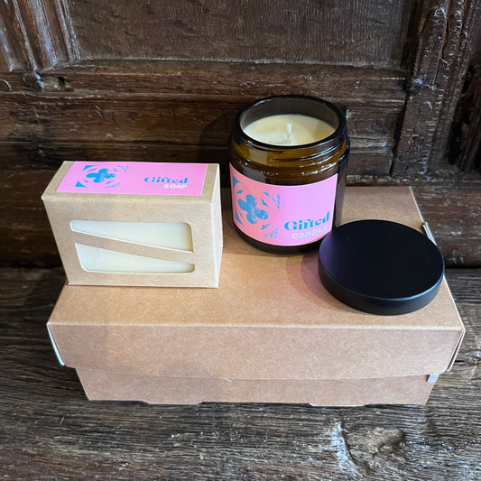 Gift Set - Gifted Candle & Soap Moroccan Rose