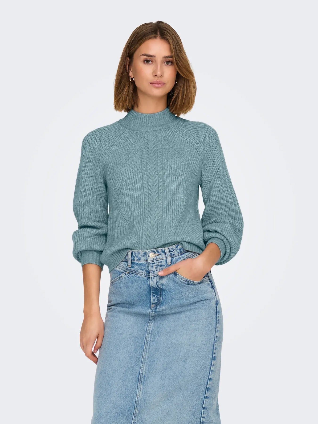 15324678 ONLkatia highneck knit