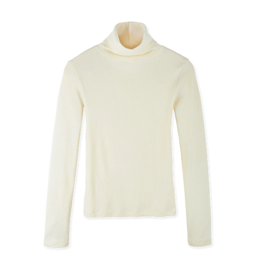 Women's Ribbed Turtleneck Top