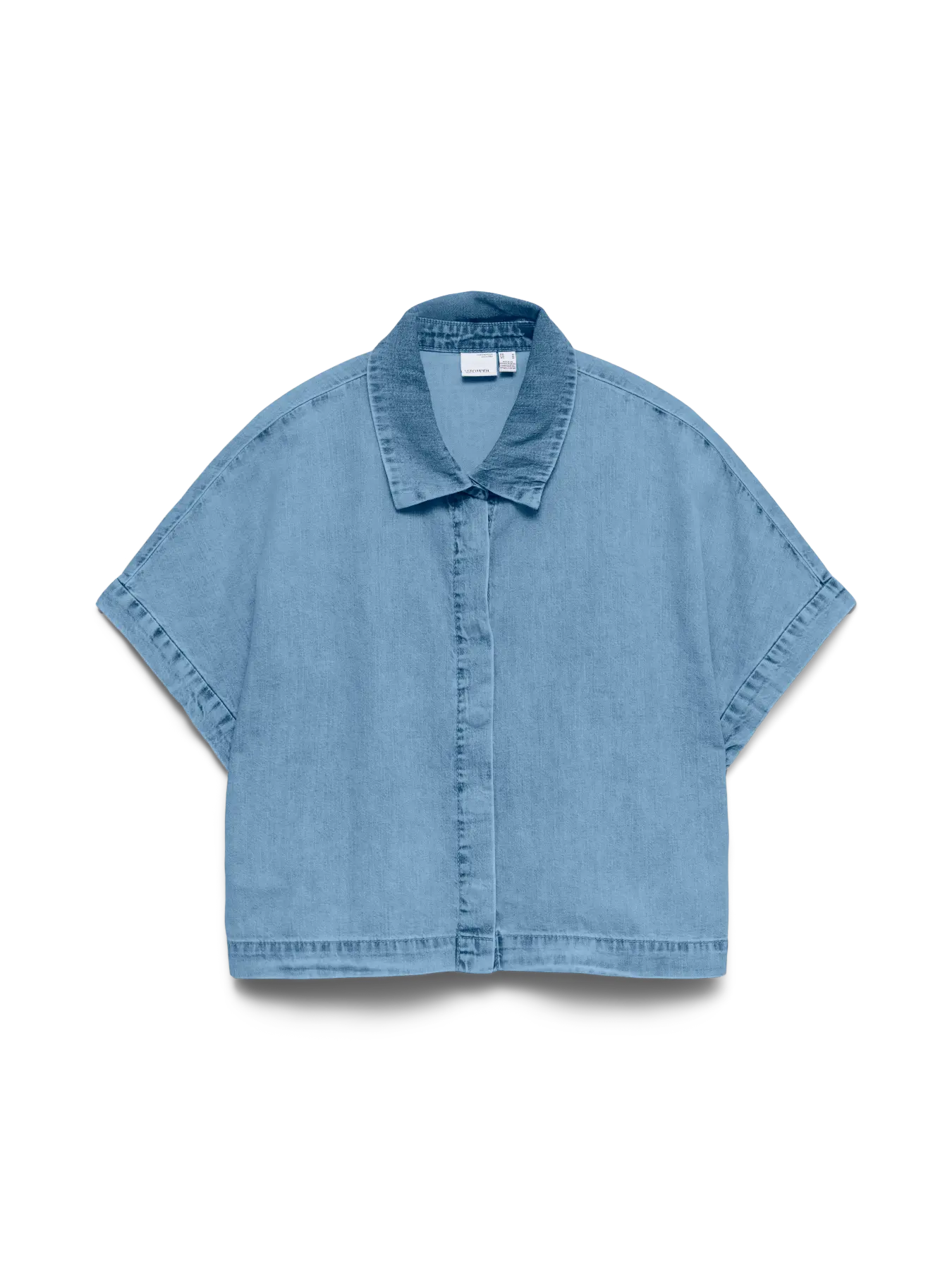 10344715 VMingeborg SS Denim Shirt