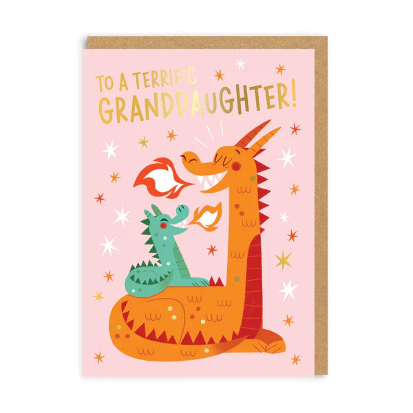 MSY-GC-4546 Granddaughter Dragon Greeting Card