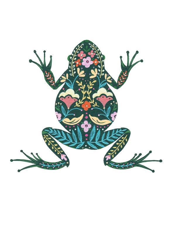 PN08A Floral Frog