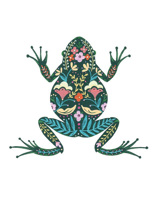 PN08A Floral Frog