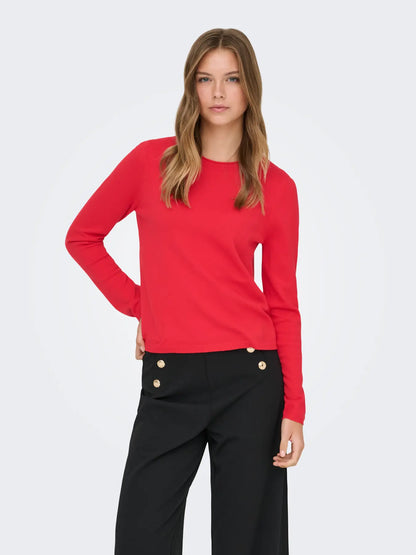 15368961 ONLloyal ls oneck knit