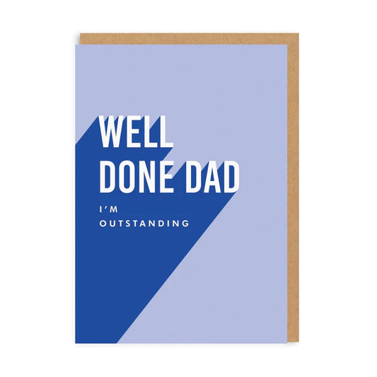 TP-GC-001 Well Done Dad Greeting Card