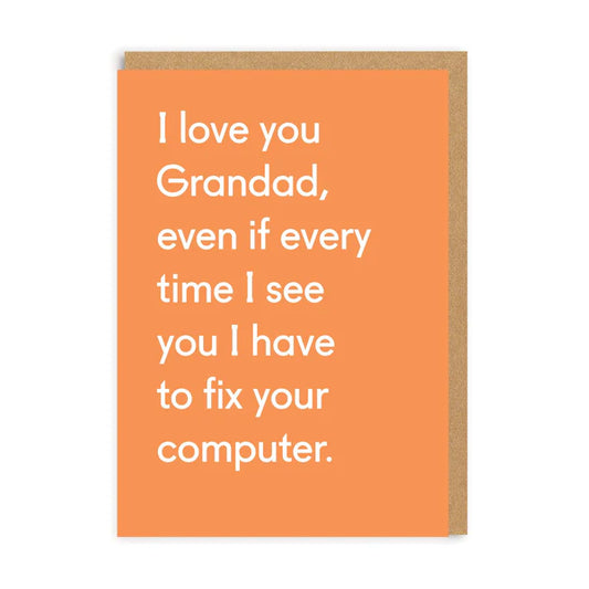 TP-GC-4390 I Love You Grandad Greeting Card