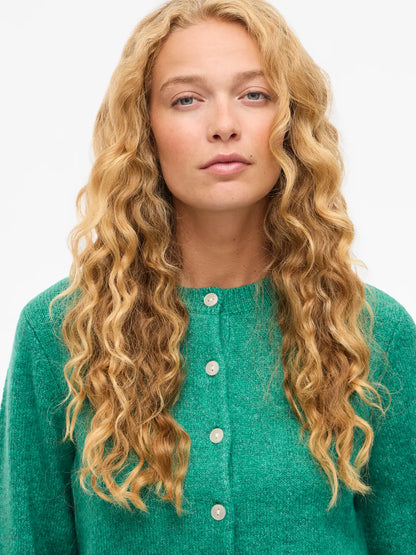 14112178 VIgladys O Neck L/S Knit Cardigan