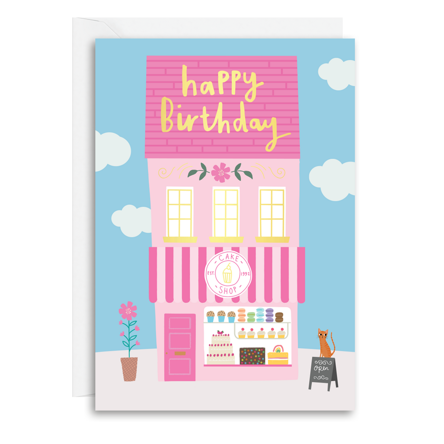 CD161 Birthday Card - Cake Shop