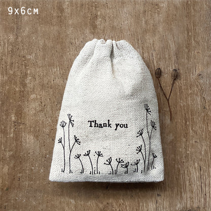 1682 Small Drawstring Bag - Thank You