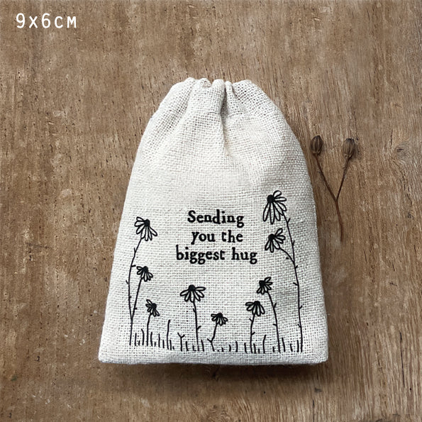 1683 Small Drawstring Bag - Biggest Hugs