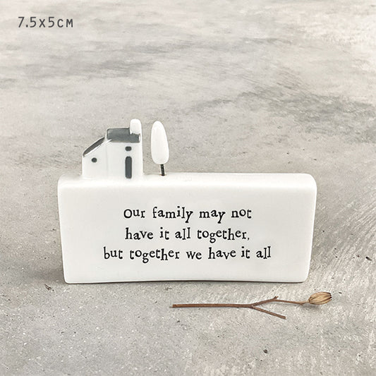 5560 Porcelain Scene - Our Family