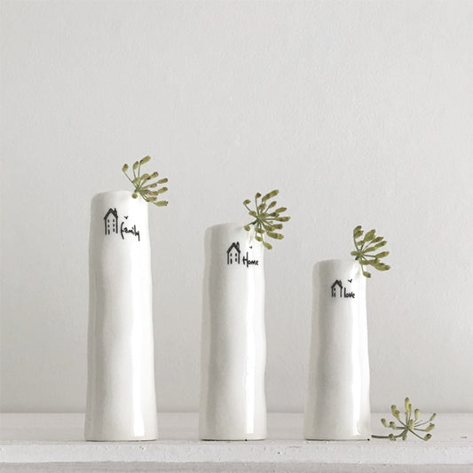 5781 Trio of bud vases Home Family Love