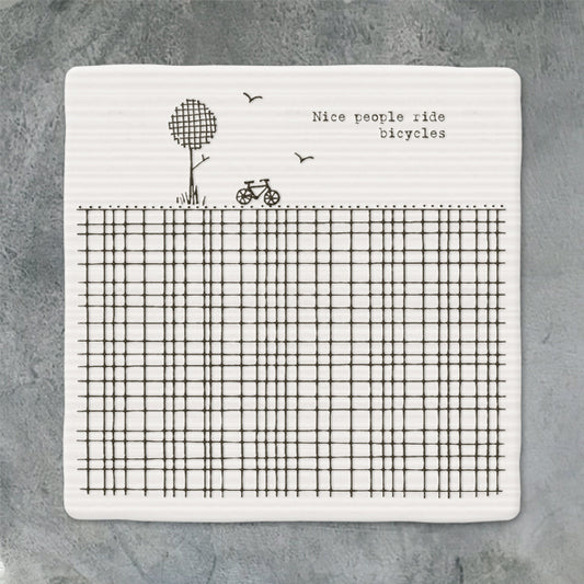 5956 Square Coaster Nice People