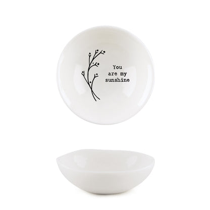 6114 Small Hedgerow bowl My Sunshine