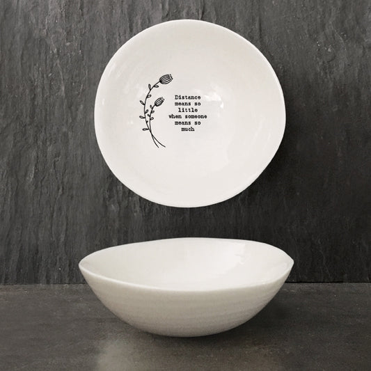 6120 Med hedgerow bowl-Distance means