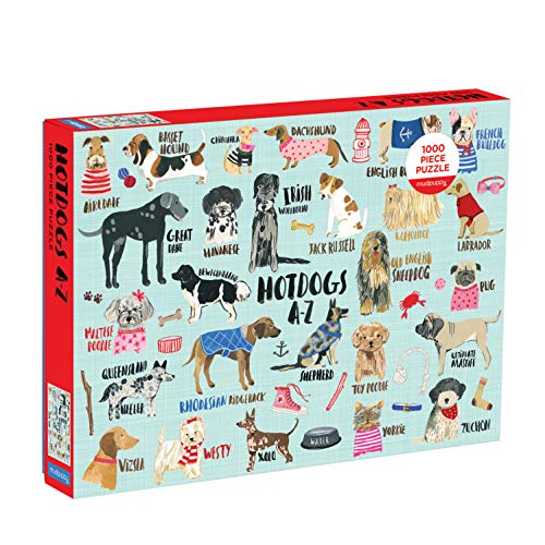 9780735349094 Hot Dogs A-Z 1000 Piece Puzzle