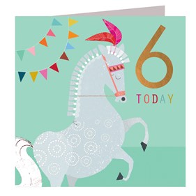 CP12 6th Birthday Card - Horse