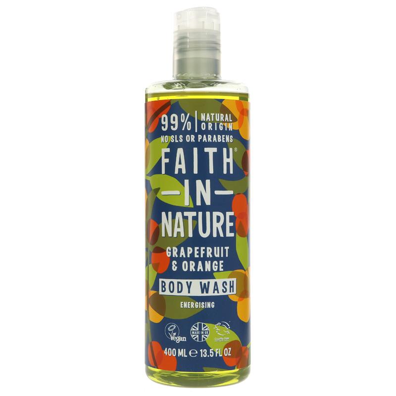 Dy501 Faith in Nature Bodywash Grapefruit/Orange 400Ml Btl 04012310.50