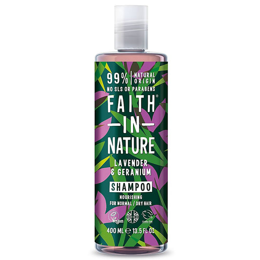 Dy503 Faith in Nature Shampoo Lavender/Geranium 400Ml B:58986
