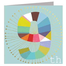 GD09 9th Birthday Card