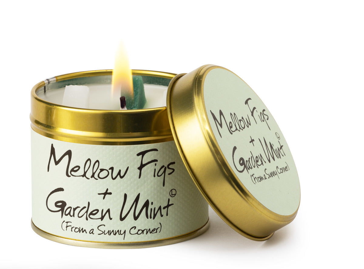 Mellow Figs & Mint Scented Candle Tins