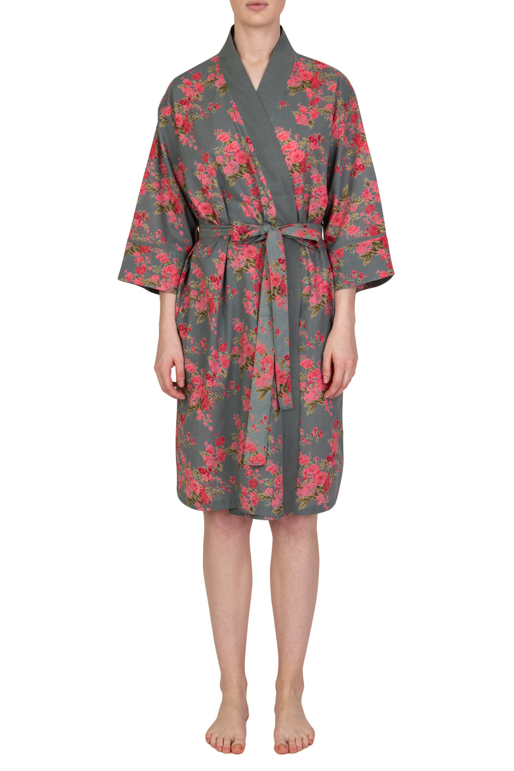 Klns Mid Length Cotton Kimono